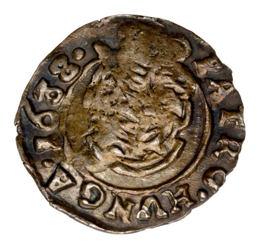 Denier 1638 Ferdinand II Habsbourg Hongrie Kremnica
