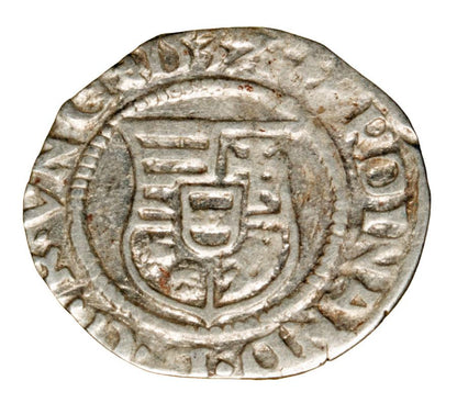 Denier 1537 Ferdinand Ier de Habsbourg Hongrie Kremnica