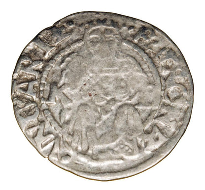 Denier 1548 Ferdinand Ier de Habsbourg Hongrie Kremnica