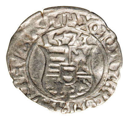 Denier 1573 Ferdinand Ier Habsbourg Hongrie Kremnica