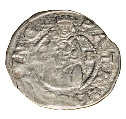 Denier 1589 Rodolphe II Habsbourg Hongrie Kremnica
