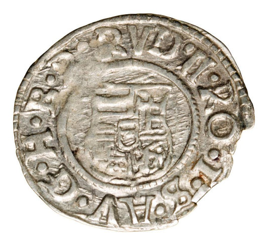 Denier 1594 Rodolphe II Habsbourg Hongrie Kremnica