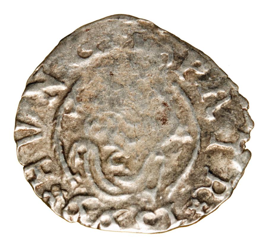 Denier 1599 Rodolphe II Habsbourg Hongrie Kremnica