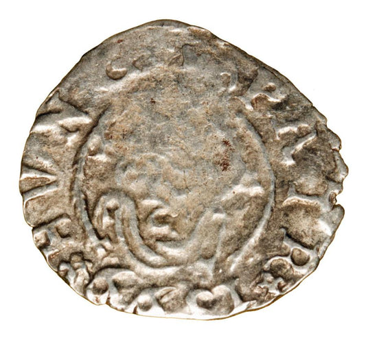Denier 1599 Rodolphe II Habsbourg Hongrie Kremnica