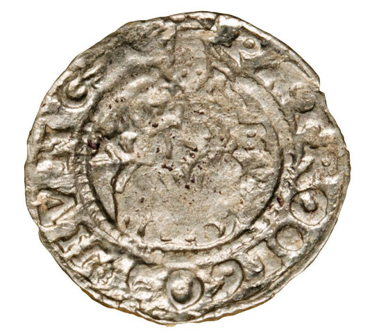 Denier 1603 Rudolf II Habsbourg Hongrie Kremnica