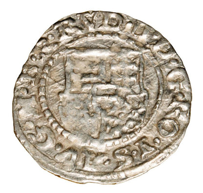 Denier 1604 Rudolf II Habsbourg Hongrie Kremnica