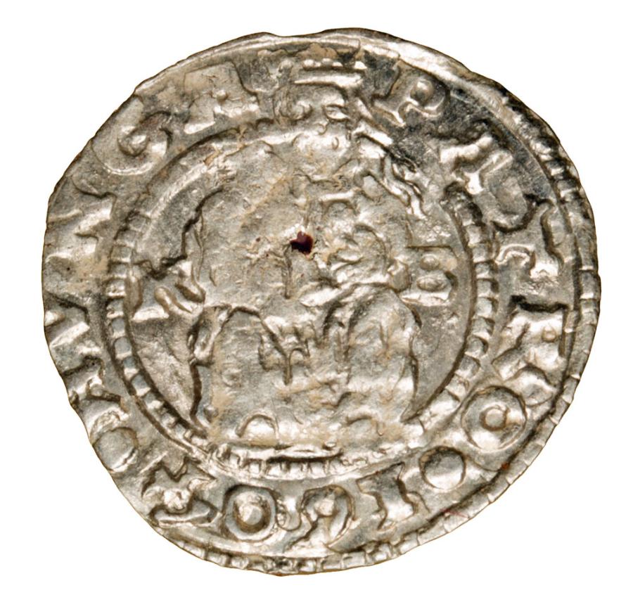 Denier 1604 Rudolf II Habsbourg Hongrie Kremnica