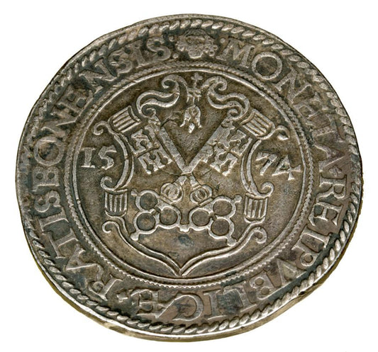 Guldentalar 1574 Maximilien II Habsbourg Ratisbonne