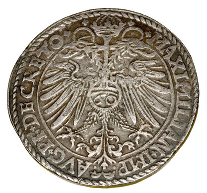 Guldentalar 1574 Maximilien II Habsbourg Ratisbonne