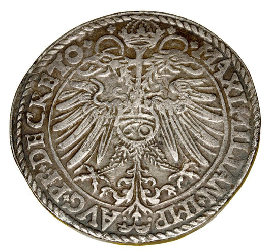 Guldentalar 1574 Maximilien II Habsbourg Ratisbonne