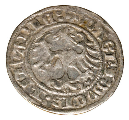Demi-grosz 1514 Sigismond Ier de la Vieille Lituanie Vilnius
