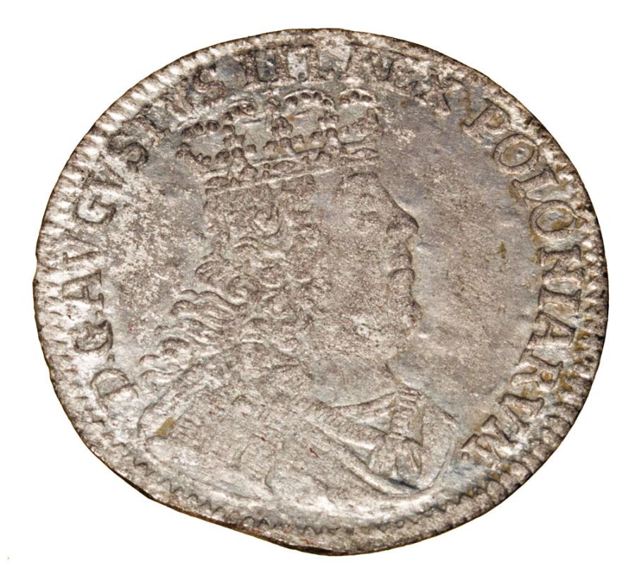 1/2 sixpence 1753 August III Pologne Leipzig