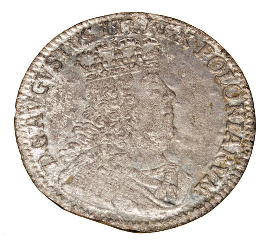 1/2 sixpence 1753 August III Pologne Leipzig