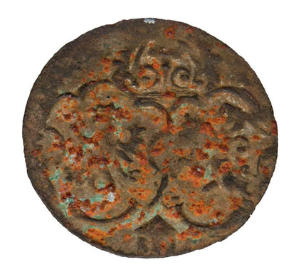 Denier 1623 Sigismond III Vasa Pologne Łobżenica