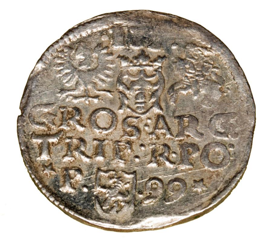 Trojak 1599 Sigismond III Vasa Pologne Poznań