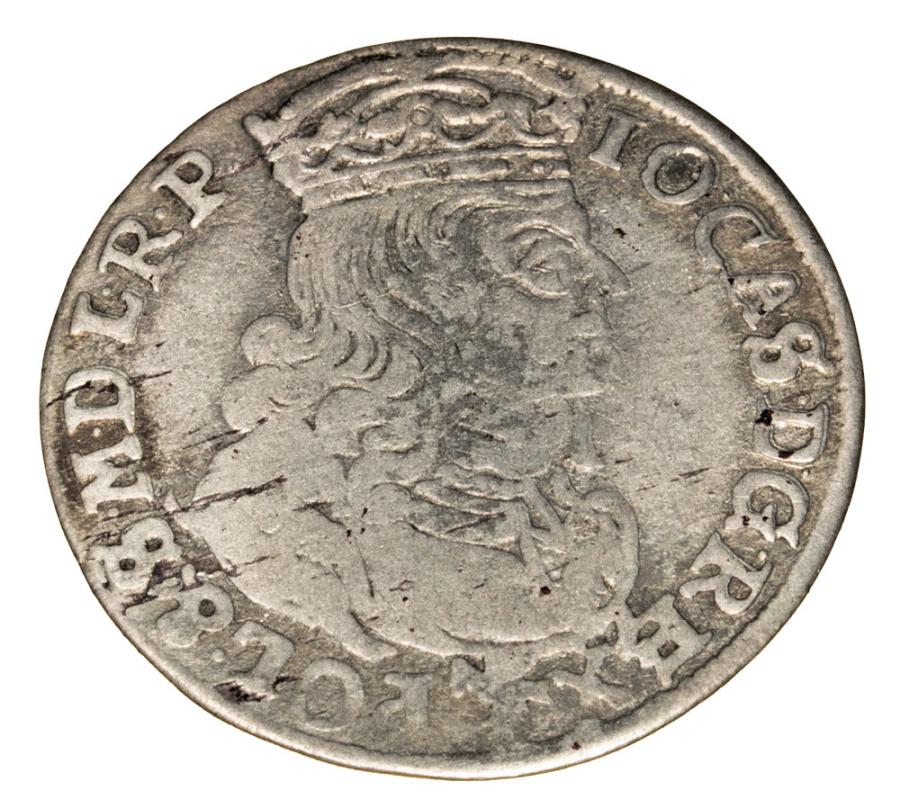 Szóstak 1661 John Casimir Pologne Poznań