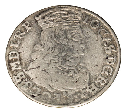 Szóstak 1661 John Casimir Pologne Poznań