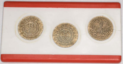 Ensemble de 3 pièces du millénaire 1966 Mieszko et Dąbrówka
