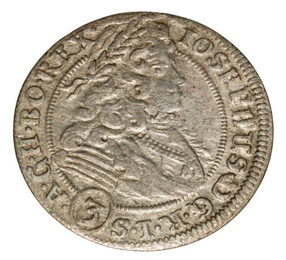 3 kreuzer 1705 Joseph Ier de Habsbourg Silésie Wrocław