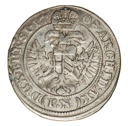 3 kreuzer 1708 Joseph Ier Habsbourg Silésie Wrocław