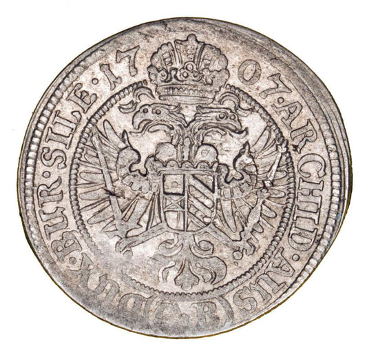 3 kreuzer 1707 Joseph Ier de Habsbourg Silésie Brzeg