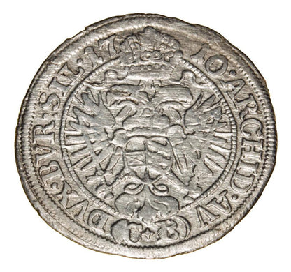 3 kreuzer 1710 Joseph Ier de Habsbourg Silésie Brzeg