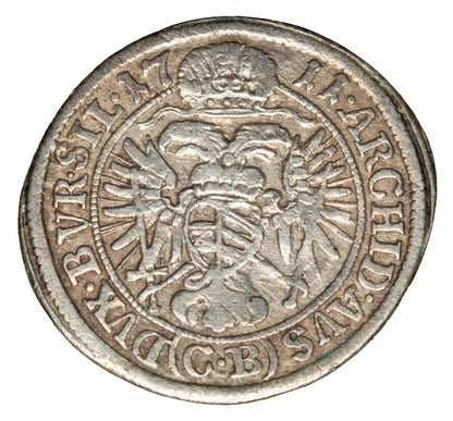 3 kreuzer 1711 Joseph Ier de Habsbourg Silésie Brzeg