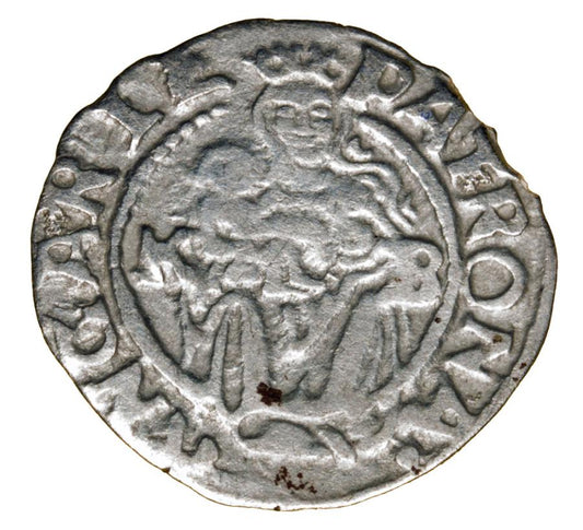 Denier 1549 Ferdinand Ier Habsbourg Hongrie Kremnica