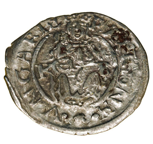 Denier 1569 Maximilien II Habsbourg Hongrie Kremnica