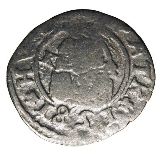 Denier 1581 Rodolphe II Habsbourg Hongrie Kremnica