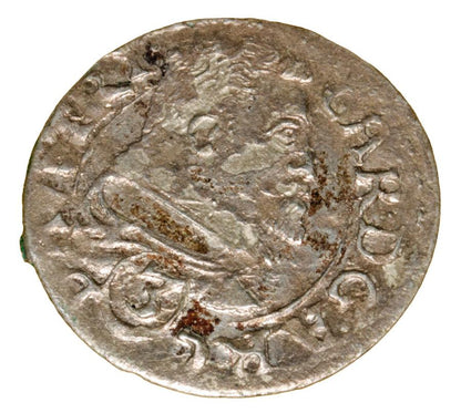 3 kreuzer 1621 Charles d'Autriche Nysa