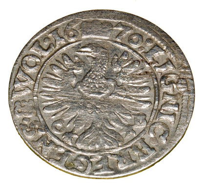 3 kreuzer 1670 Christian Wołowski Brzeg