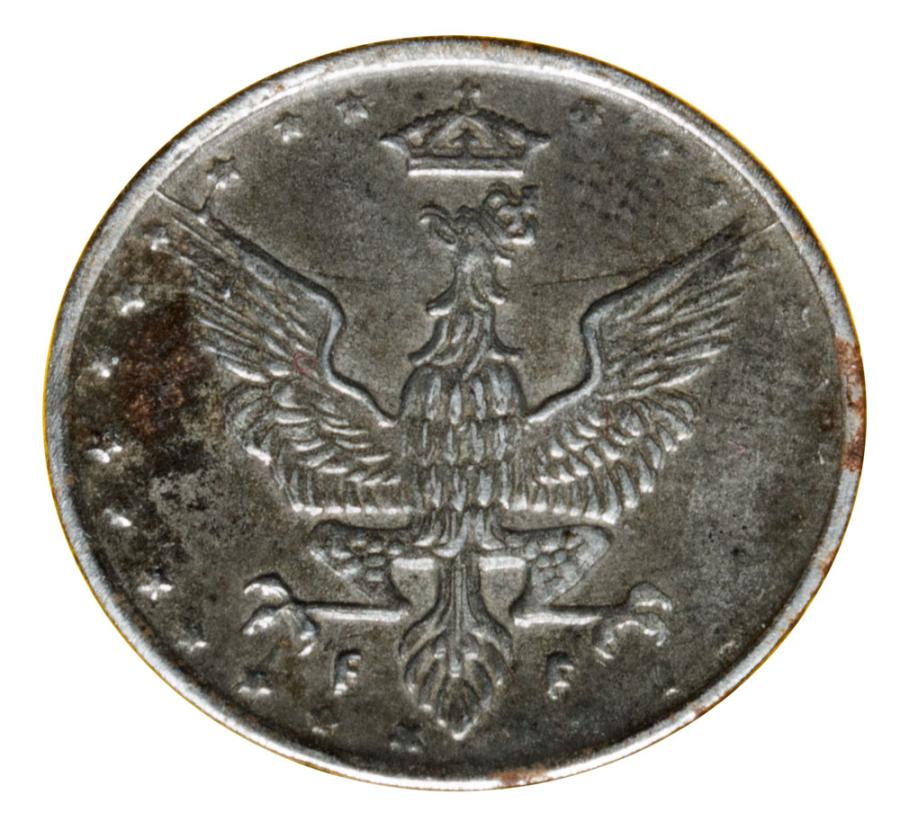 5 pfennigs 1917 Royaume de Pologne Stuttgart