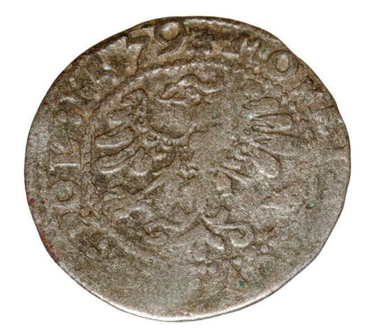 Szeląg 1579 Stefan Batory Pologne Olkusz