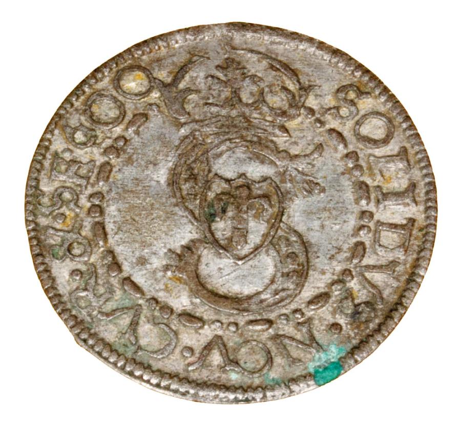 Szeląg 1600 Frederick et Wilhelm Kettler Courlande Mitau