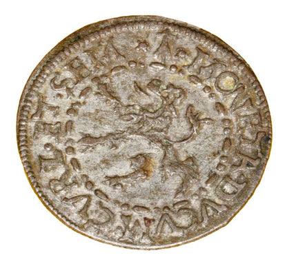 Szeląg 1600 Frederick et Wilhelm Kettler Courlande Mitau