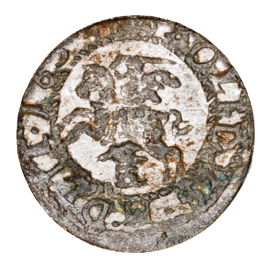 Szeląg 1653 John Casimir Lituanie Vilnius