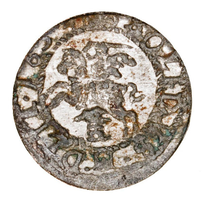 Szeląg 1653 John Casimir Lituanie Vilnius