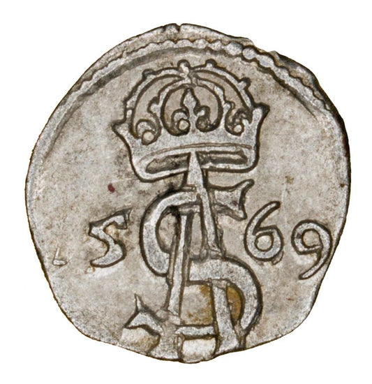 Deux deniers 1569 Sigismond II Auguste Lituanie Vilnius