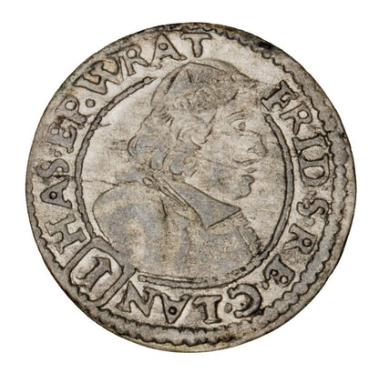 1 kreuzer 1681 Frédéric de Hesse Duché de Nysa Nysa