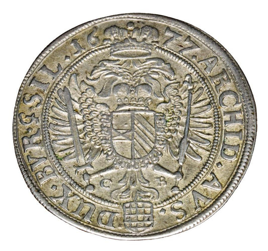 15 kreuzer 1677 Léopold Ier Habsbourg Silésie Brzeg