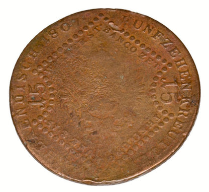 15 kreuzer 1807 François Ier Habsbourg Autriche Vienne