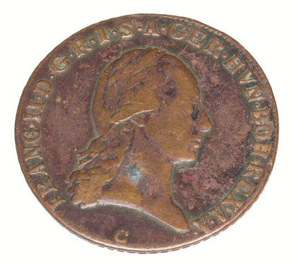 3 kreuzer 1800 François II Habsbourg Autriche Prague