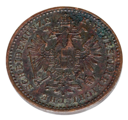 1 kreuzer 1861 François-Joseph Ier d'Autriche Vienne