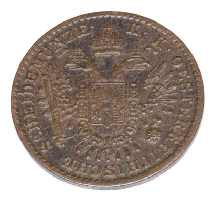 1/2 kreuzer 1851 François-Joseph Ier de Hongrie Vienne