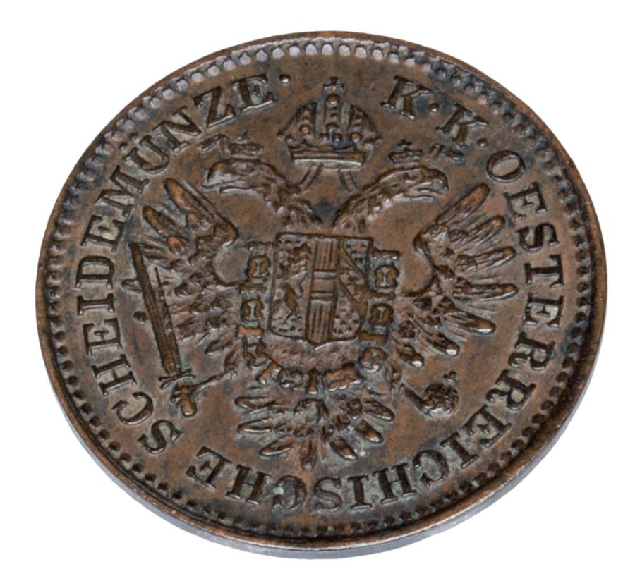 1/4 kreuzer 1851 François-Joseph Ier de Hongrie Vienne