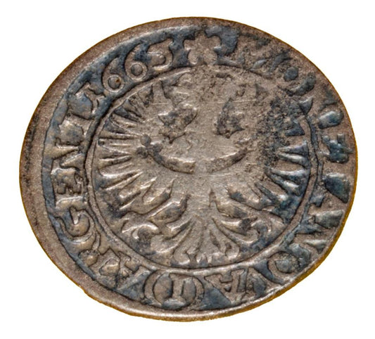 1 kreuzer 1665 janvier Chrystian Brzeg