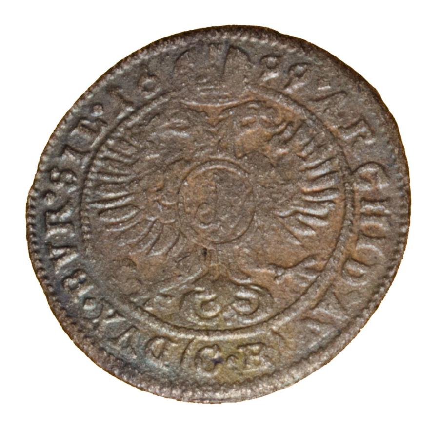 1 kreuzer 1669 Léopold Ier Habsbourg Silésie Brzeg