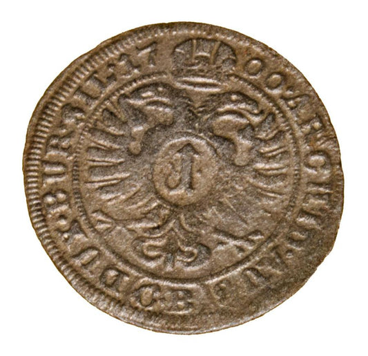 1 kreuzer 1700 Léopold Ier Habsbourg Silésie Brzeg