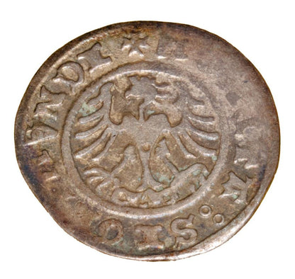 Demi-grosz 1509 Sigismond Ier de la Vieille Pologne Cracovie